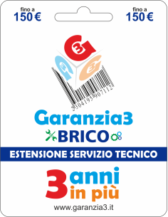 3 anni in più - fino 150 €