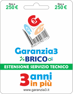 3 anni in più - fino 250 €