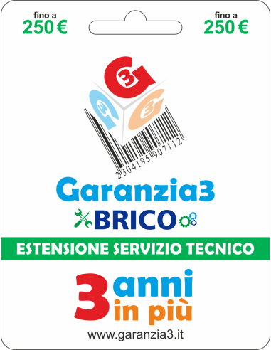 3 anni in più - fino 250 €