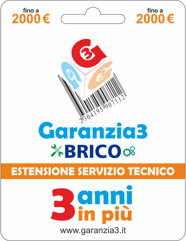 3 anni in più - fino 2000 €