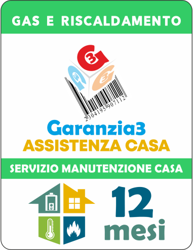 Servizio Assistenza Casa : 12 mesi per manutenzione gas e riscaldamento