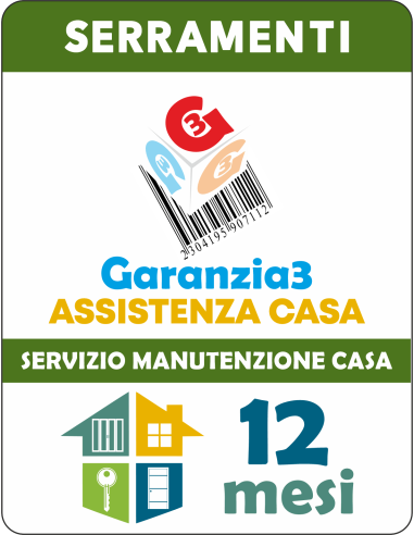 Servizio Assistenza Casa : 12 mesi per manutenzione serramenti